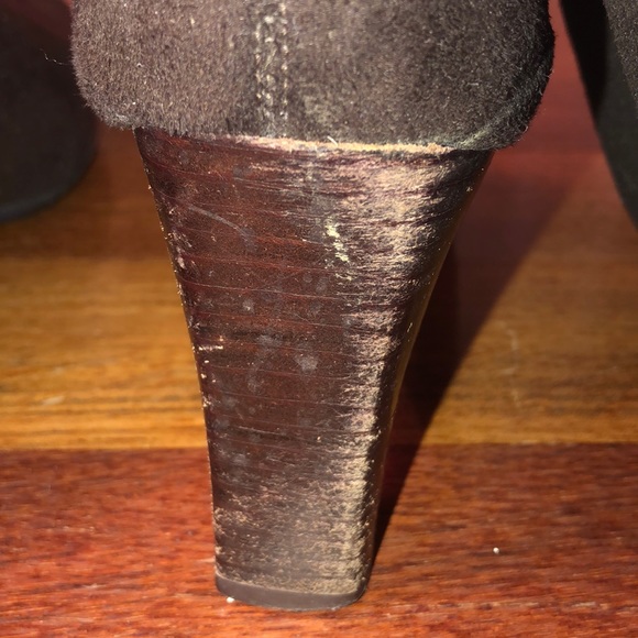 Coley • Brown Suede Heeled Boots - Picture 6 of 7